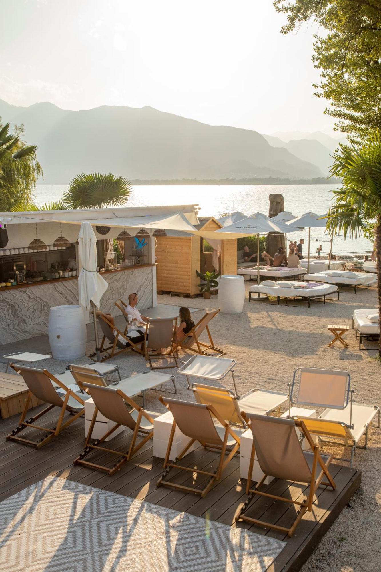 Riva Beach Club I Boutique Hotel I Restaurant Gambarogno Ngoại thất bức ảnh