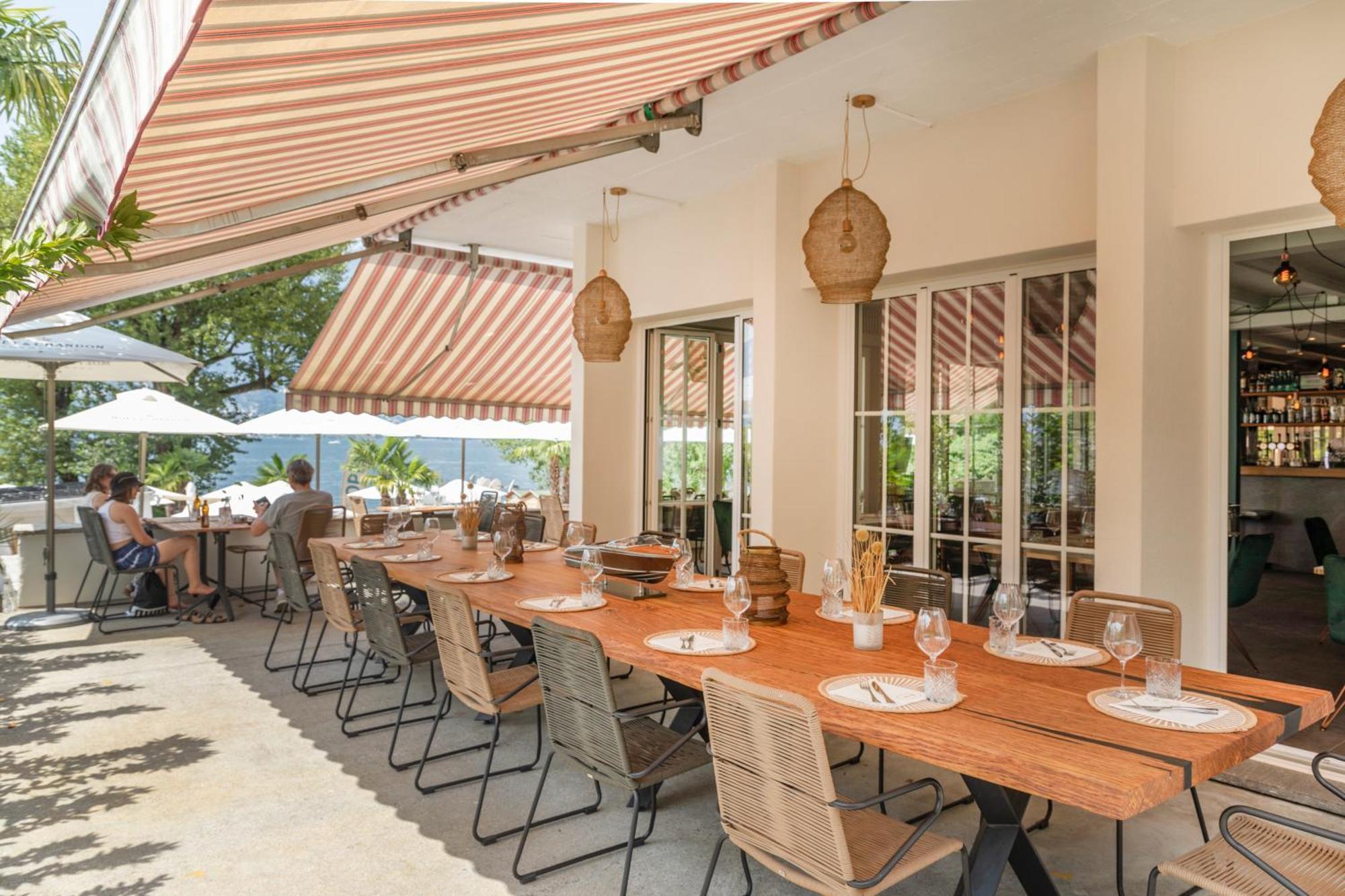 Riva Beach Club I Boutique Hotel I Restaurant Gambarogno Ngoại thất bức ảnh