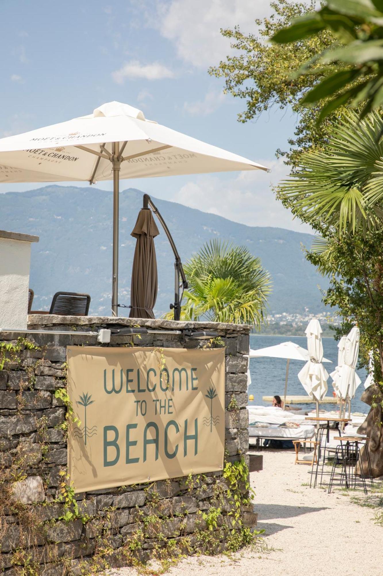 Riva Beach Club I Boutique Hotel I Restaurant Gambarogno Ngoại thất bức ảnh